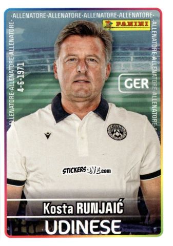 Cromo Kosta Runjaic - Calciatori 2025-2026 n. 483 - Panini
