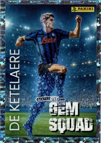 Figurina Charles De Ketelaere (Atalanta) - Calciatori 2025-2026 n. 484 - Panini