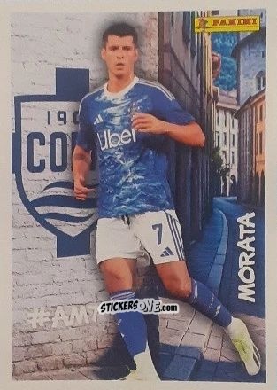 Sticker Alvaro Morata (Como) - Calciatori 2025-2026 n. 27 - Panini