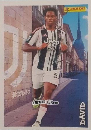 Cromo Jonathan David (Juventus) - Calciatori 2025-2026 n. 33 - Panini