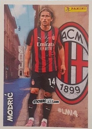 Figurina Luka Modric (Milan) - Calciatori 2025-2026 n. 36 - Panini