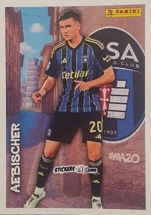Cromo Michel Aebischer (Pisa) - Calciatori 2025-2026 n. 39 - Panini