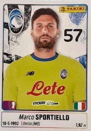 Figurina Marco Sportiello - Calciatori 2025-2026 n. 46 - Panini