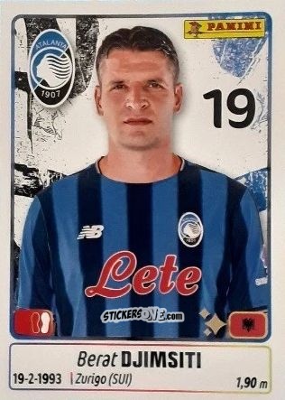 Figurina Berat Djimsiti - Calciatori 2025-2026 n. 48 - Panini