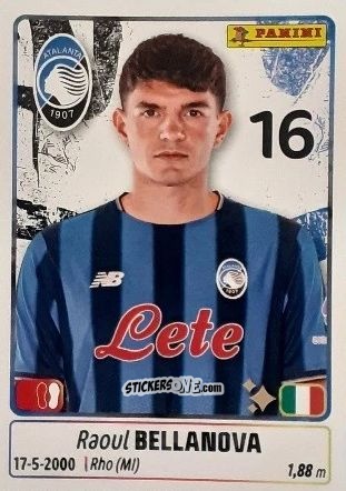 Figurina Raoul Bellanova - Calciatori 2025-2026 n. 50 - Panini