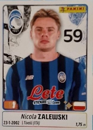 Figurina Nicola Zalewski - Calciatori 2025-2026 n. 55 - Panini