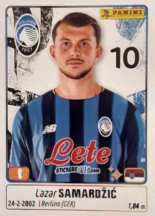 Cromo Lazar Samardzic - Calciatori 2025-2026 n. 57 - Panini