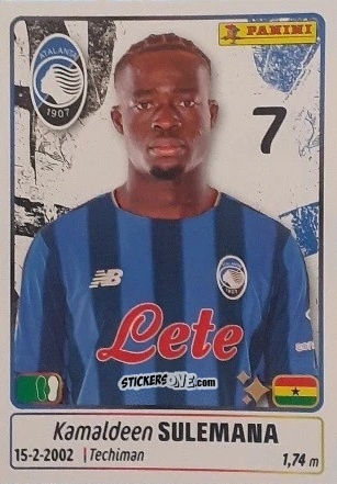Sticker Kamaldeen Sulemana - Calciatori 2025-2026 n. 61 - Panini