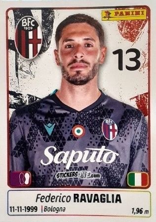 Sticker Federico Ravaglia - Calciatori 2025-2026 n. 68 - Panini