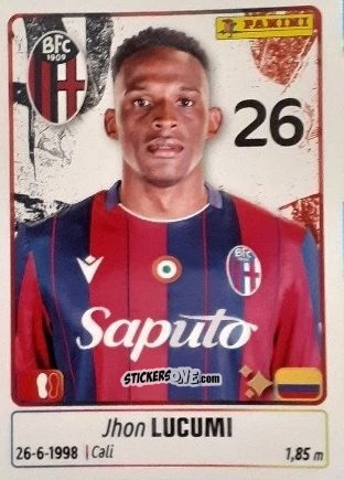 Figurina Jhon Lucumi - Calciatori 2025-2026 n. 69 - Panini