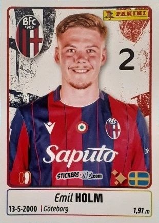 Cromo Emil Holm - Calciatori 2025-2026 n. 72 - Panini