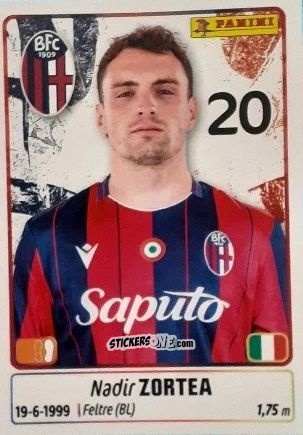 Figurina Nadir Zortea - Calciatori 2025-2026 n. 74 - Panini