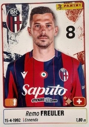 Figurina Remo Freuler - Calciatori 2025-2026 n. 75 - Panini