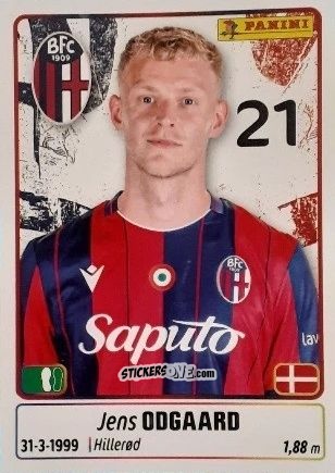 Figurina Jens Odgaard - Calciatori 2025-2026 n. 80 - Panini