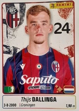 Figurina Thijs Dallinga - Calciatori 2025-2026 n. 85 - Panini