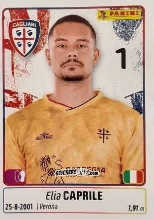 Figurina Elia Caprile - Calciatori 2025-2026 n. 89 - Panini