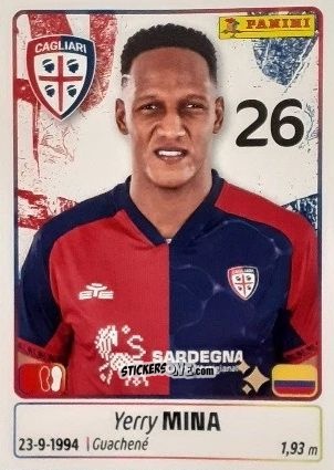 Cromo Yerry Mina - Calciatori 2025-2026 n. 91 - Panini
