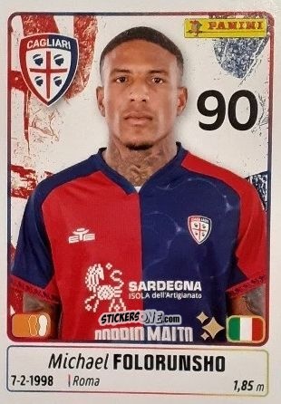 Sticker Michael Folorunsho - Calciatori 2025-2026 n. 98 - Panini