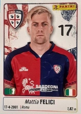 Cromo Mattia Felici - Calciatori 2025-2026 n. 103 - Panini