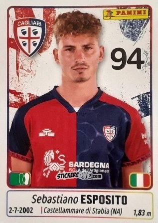 Cromo Sebastiano Esposito - Calciatori 2025-2026 n. 104 - Panini