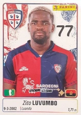 Figurina Zito Luvumbo - Calciatori 2025-2026 n. 106 - Panini