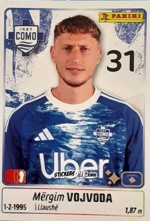 Figurina Mergim Vojvoda - Calciatori 2025-2026 n. 118 - Panini