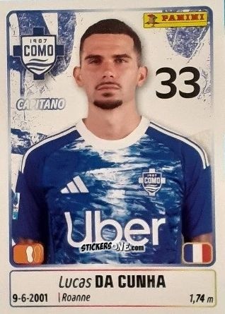Cromo Lucas da Cunha - Calciatori 2025-2026 n. 120 - Panini