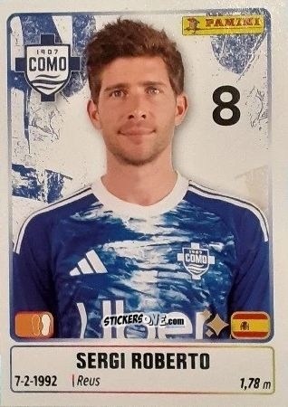 Cromo Sergi Roberto - Calciatori 2025-2026 n. 125 - Panini