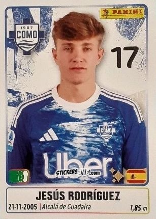 Cromo Jesus Rodriguez - Calciatori 2025-2026 n. 130 - Panini