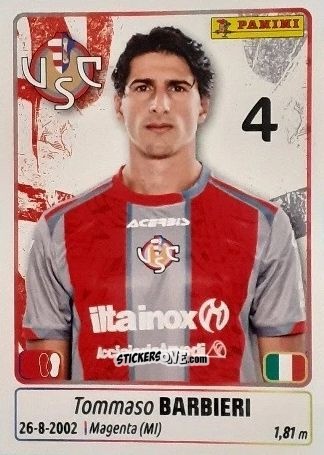 Cromo Tommaso Barbieri - Calciatori 2025-2026 n. 137 - Panini