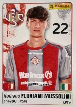Sticker Floriani Mussolini - Calciatori 2025-2026 n. 138 - Panini