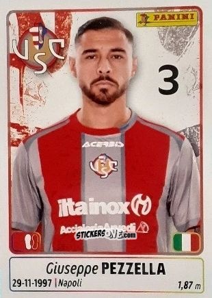 Cromo Giuseppe Pezzella - Calciatori 2025-2026 n. 140 - Panini