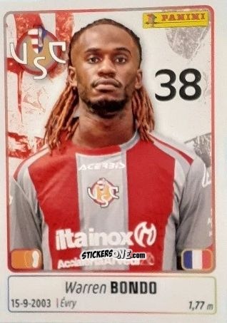 Cromo Warren Bondo - Calciatori 2025-2026 n. 142 - Panini