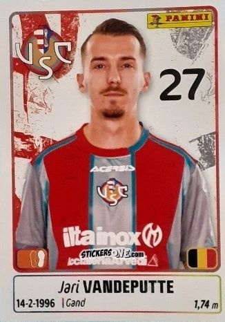 Sticker Jari Vandeputte - Calciatori 2025-2026 n. 147 - Panini