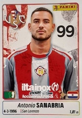 Sticker Antonio Sanabria - Calciatori 2025-2026 n. 149 - Panini