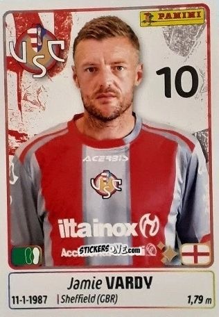 Figurina Jamie Vardy - Calciatori 2025-2026 n. 150 - Panini