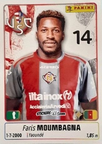 Figurina Faris Moumbagna - Calciatori 2025-2026 n. 151 - Panini