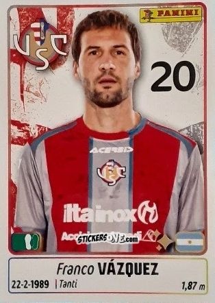 Cromo Franco Vazquez - Calciatori 2025-2026 n. 152 - Panini