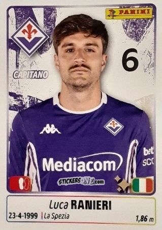 Cromo Luca Ranieri - Calciatori 2025-2026 n. 157 - Panini