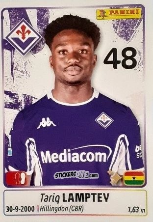Cromo Tariq Lamptey - Calciatori 2025-2026 n. 159 - Panini