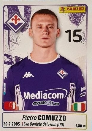 Figurina Pietro Comuzzo - Calciatori 2025-2026 n. 160 - Panini