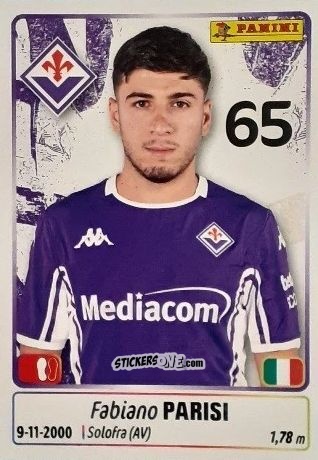 Figurina Fabiano Parisi - Calciatori 2025-2026 n. 162 - Panini