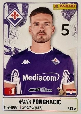 Figurina Marin Pongracic - Calciatori 2025-2026 n. 163 - Panini