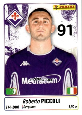 Sticker Roberto Piccoli - Calciatori 2025-2026 n. 173 - Panini