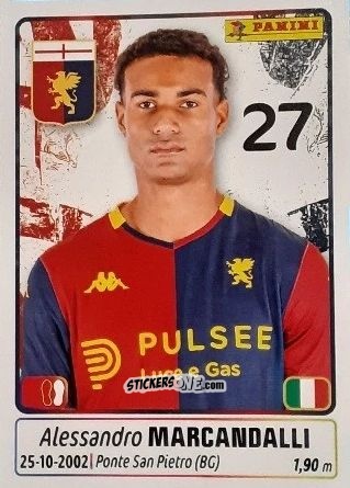 Figurina Alessandro Marcandalli - Calciatori 2025-2026 n. 180 - Panini