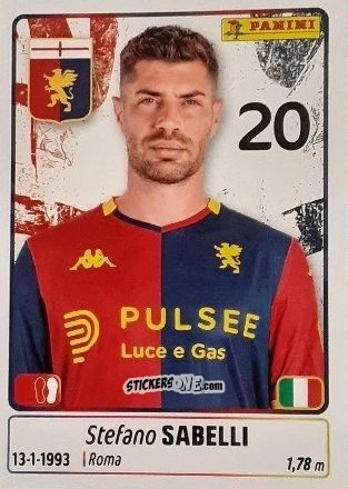 Figurina Stefano Sabelli - Calciatori 2025-2026 n. 184 - Panini