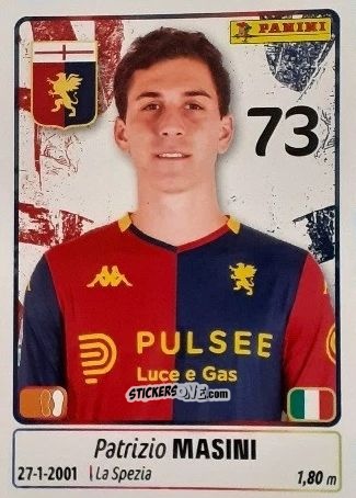 Figurina Patrizio Masini - Calciatori 2025-2026 n. 186 - Panini