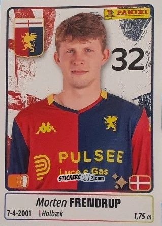 Cromo Morten Frendrup - Calciatori 2025-2026 n. 189 - Panini