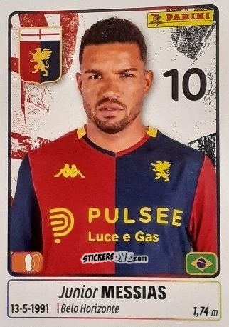 Figurina Junior Messias - Calciatori 2025-2026 n. 190 - Panini