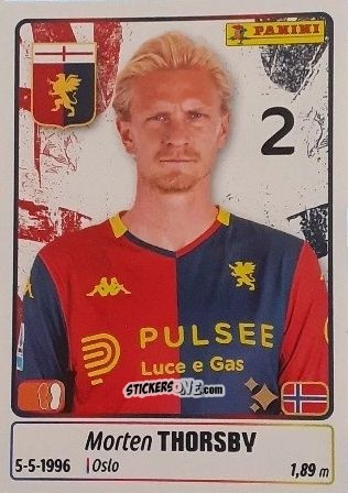 Figurina Morten Thorsby - Calciatori 2025-2026 n. 193 - Panini